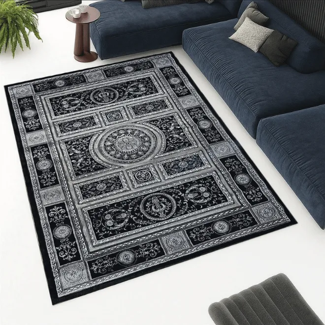 SULTAN COLLECTION DESIGN 747 - BLACK GREY