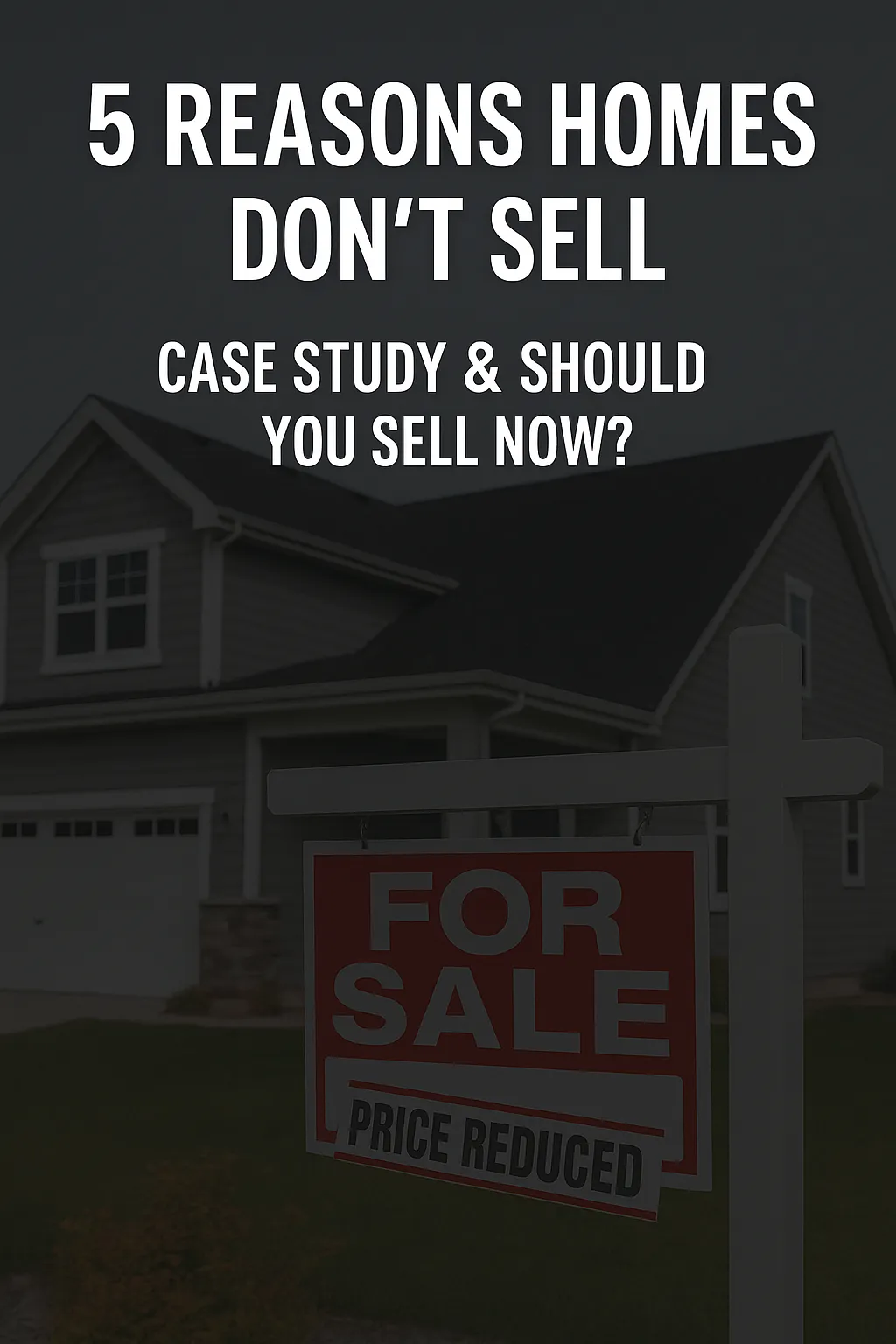 5 Reasons Homes Don't Sell