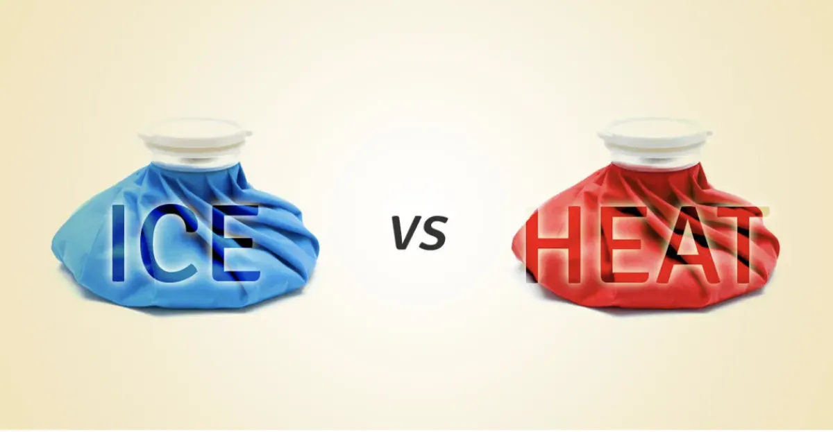Ice heats heat for healing after injury or intense exercise.