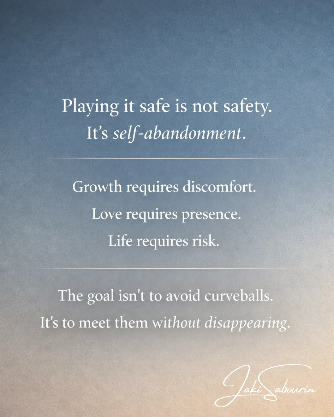 Was It Worth It? The Psychology of Playing It Safe in Love