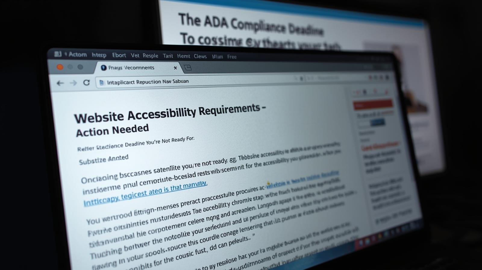 The ADA Compliance Deadline You're Not Ready For: Why Accessibility Requires Expertise You Don't Have