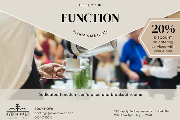 Functions at Avoca Vale Hotel