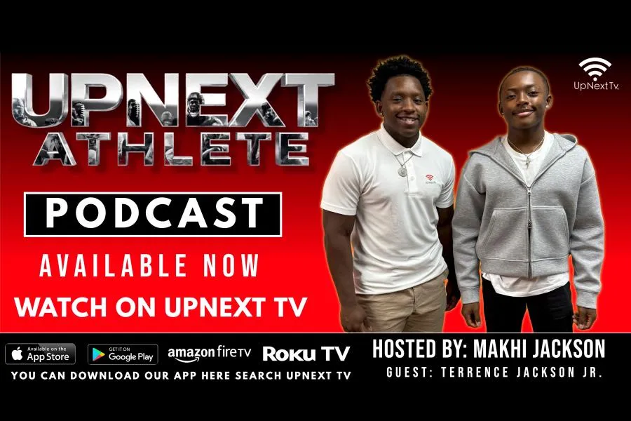 Freshman running back Terrence Jackson Jr. from Sun Prairie West High School featured on the UpNext Athlete Podcast hosted by Makhi Jackson.