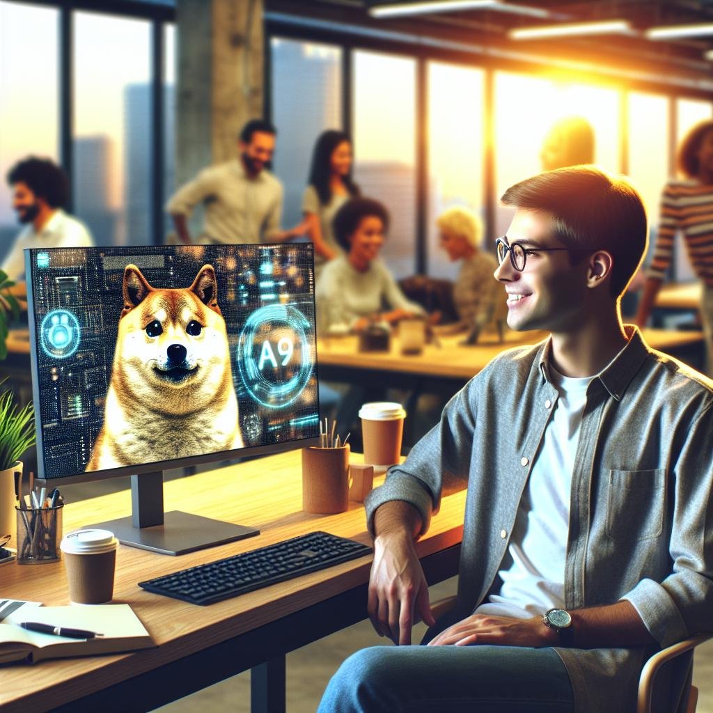 Illustration of AI agents supporting government operations, symbolizing digital transformation in the U.S. public sector.