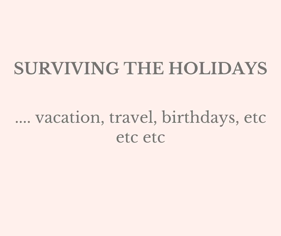 The holiday struggle - flip that script, let's THRIVE thru the holdiays