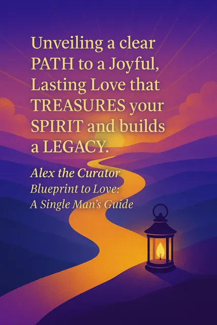 Inspirational quote by Alex the Curator on anchored, soul-rich love from Blueprint to Love blog