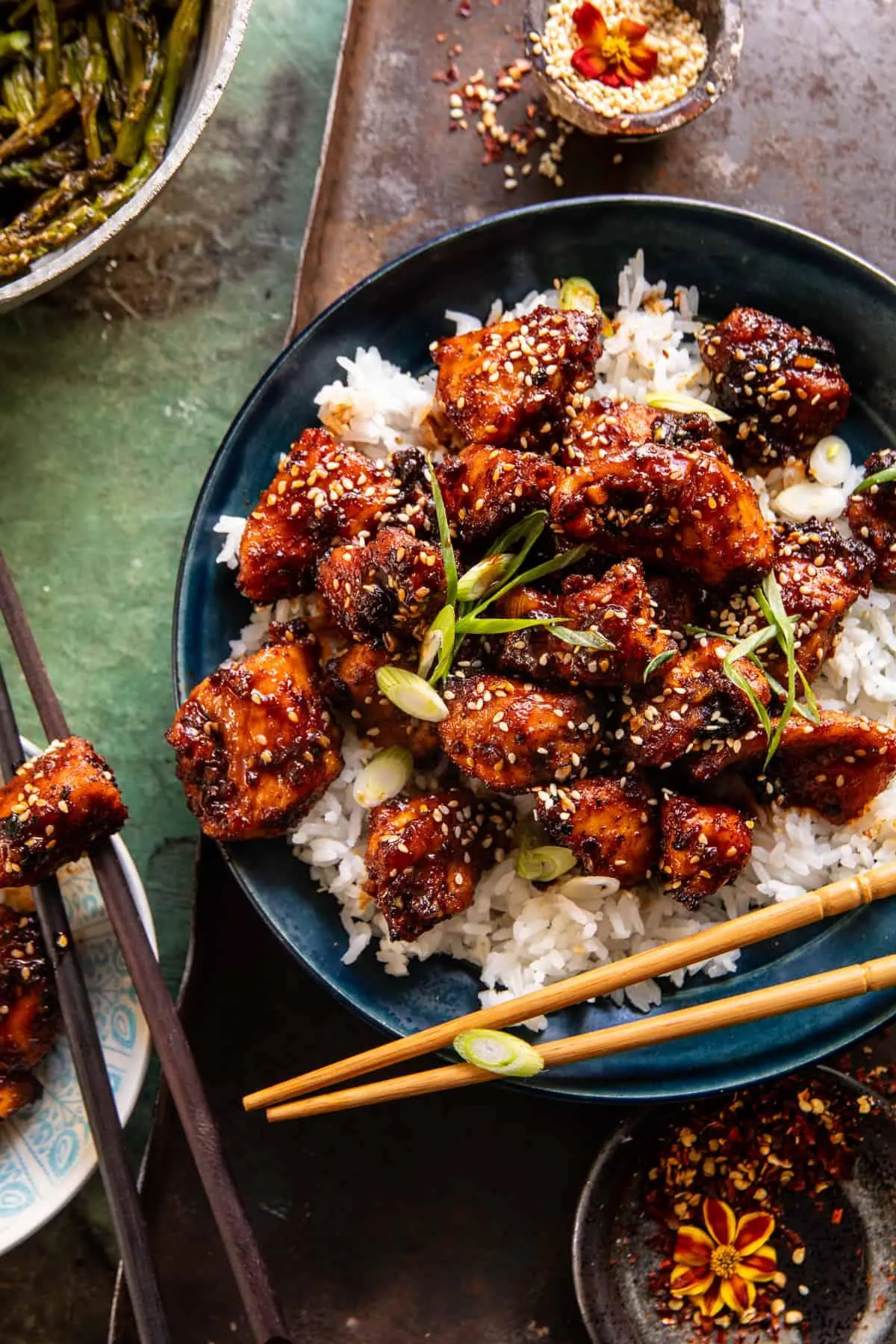 Hawaiian Hot Honey Garlic Chicken