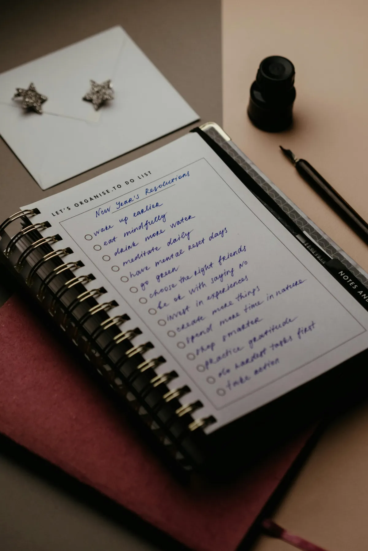 intention setting journal