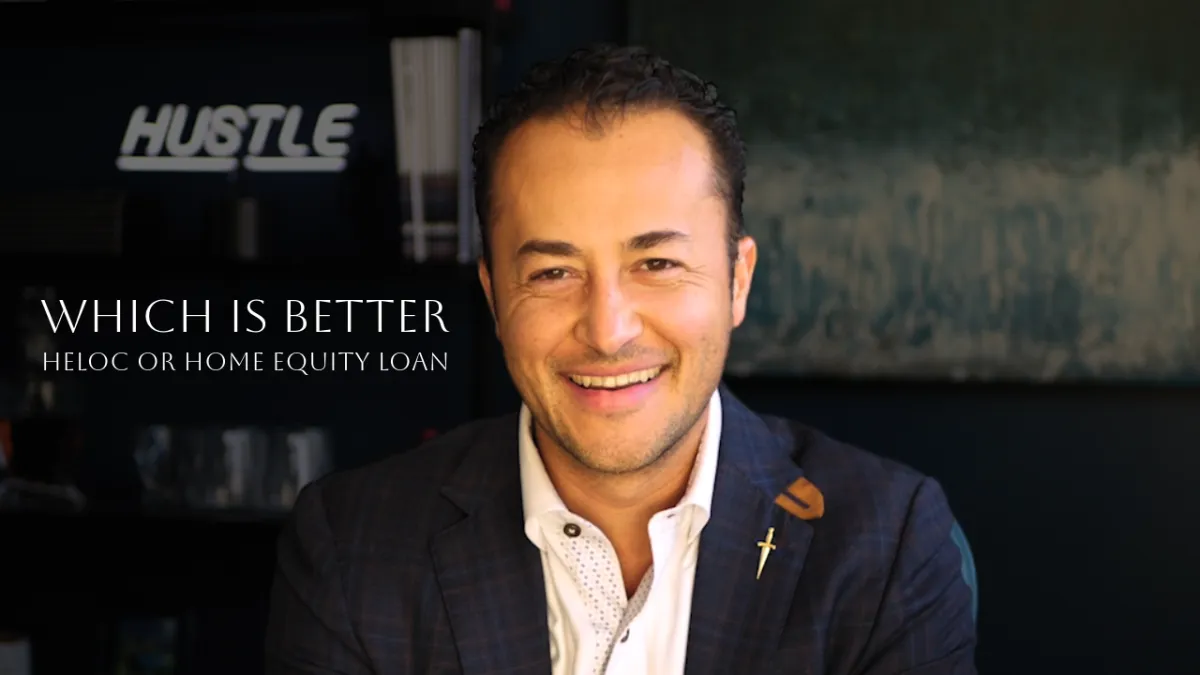 Alex Varela with text reading Which is Better? HELOC or Home Equity Loan