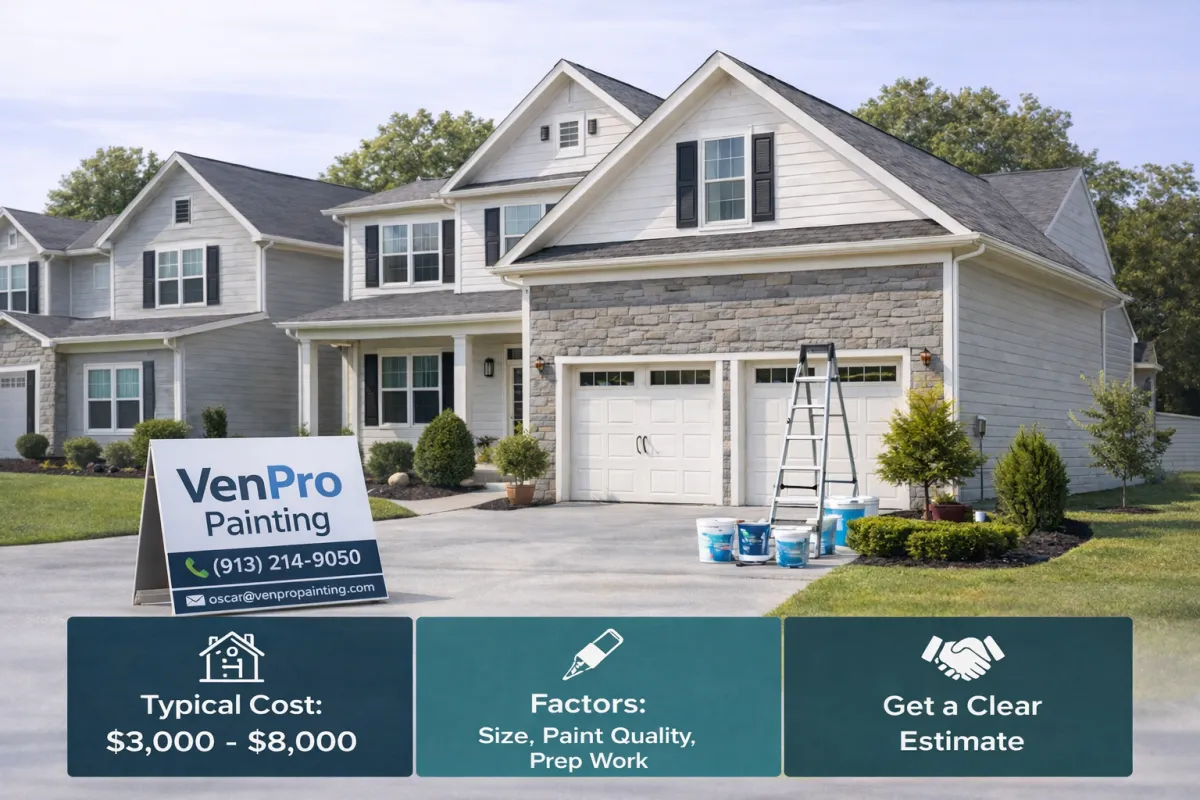 Cost Of Painting a House in Kansas City 🏠