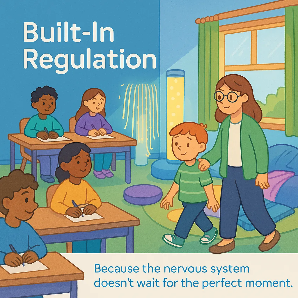 🧠 Built-In Regulation: Why Sensory Needs Should Be Part of the School Day
