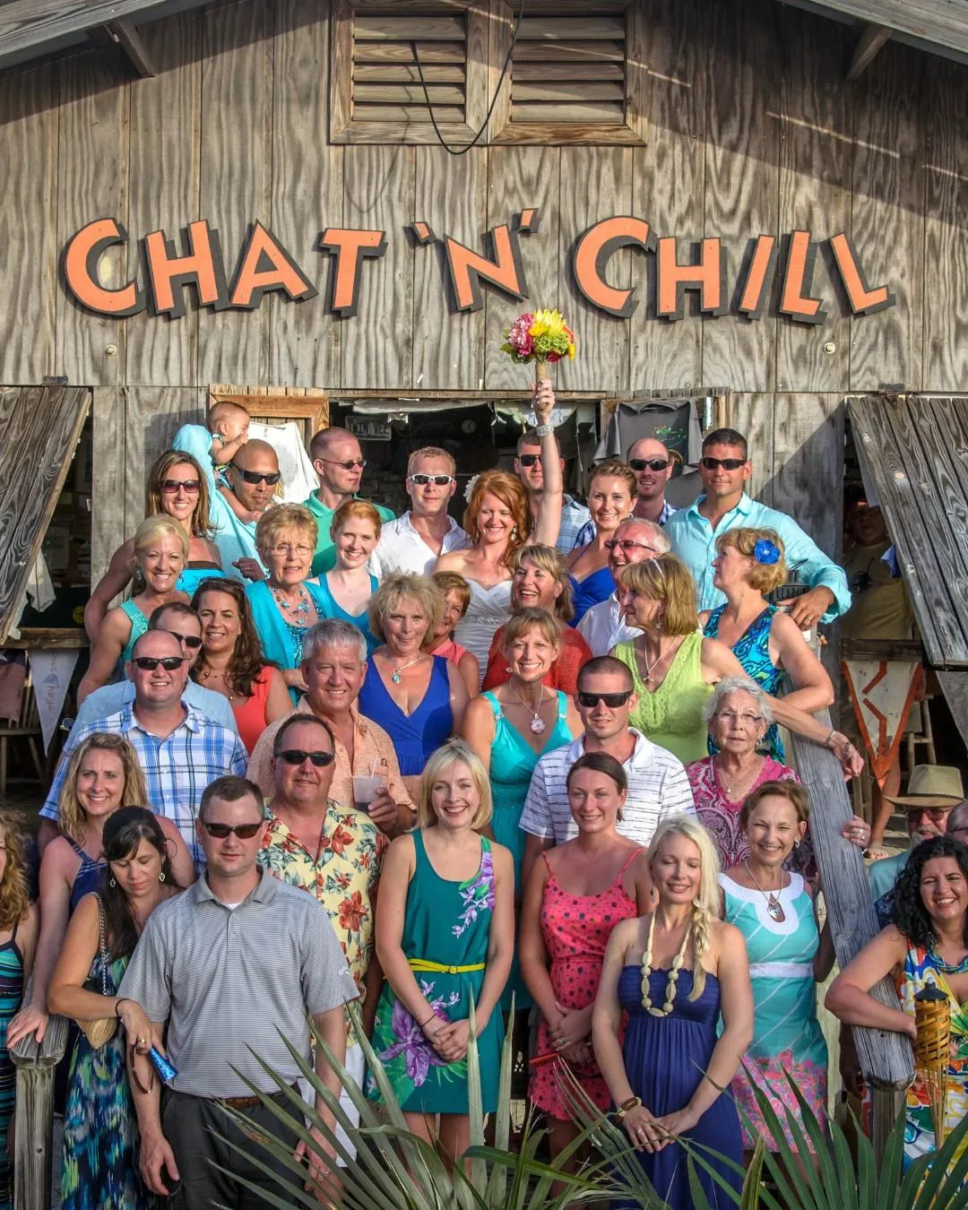celebration at chat'n'chill exuma bahamas