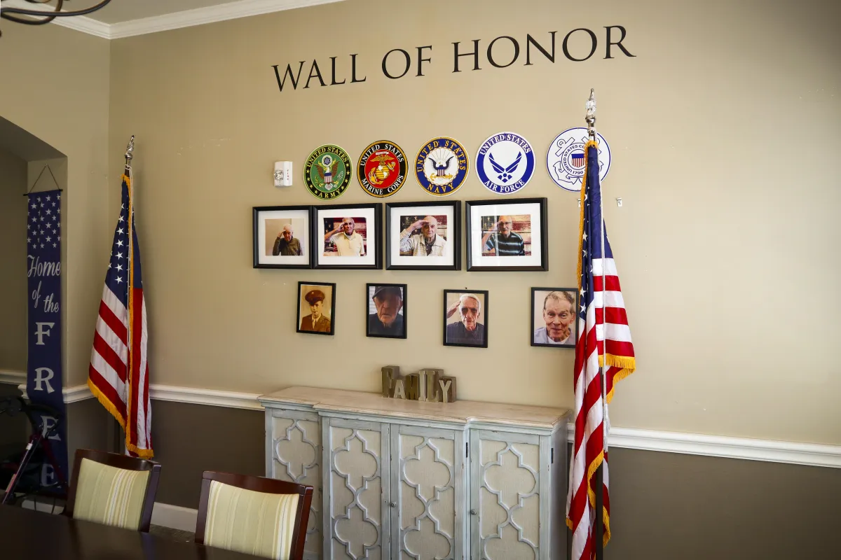 Gulf Coast Memory Care Wall of Honor