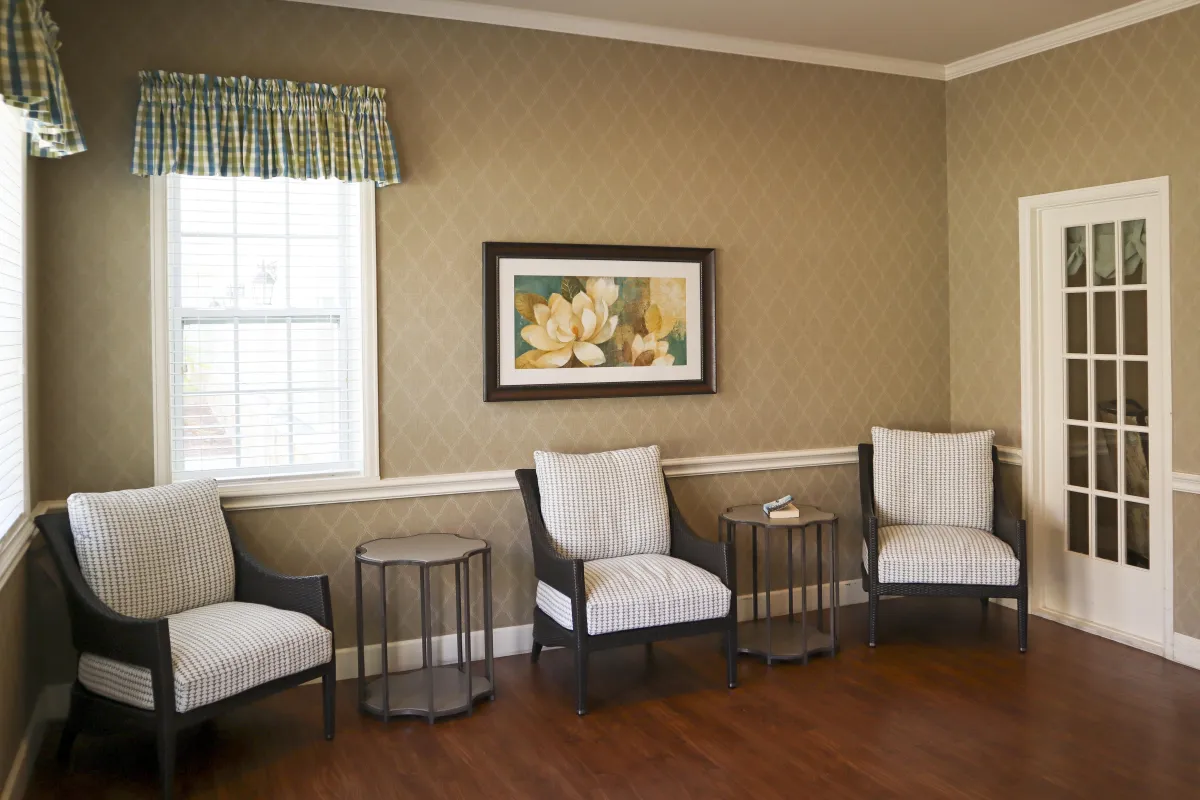Gulf Coast Memory Care seating