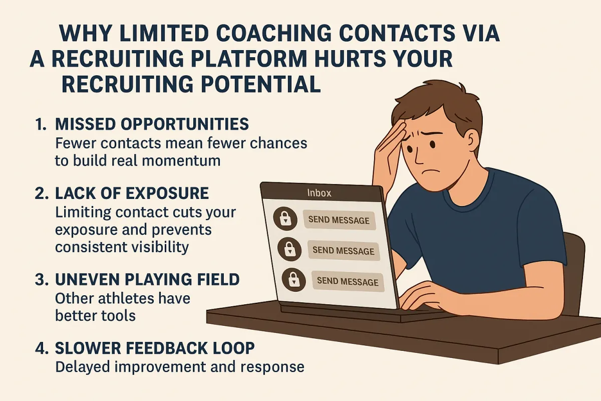 Limited Coaching Contacts on a Recruiting Platform Can Hurt Your Chances
