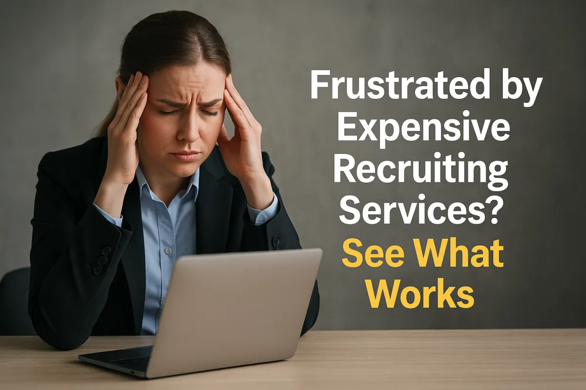 Frustrated by Expensive Recruiting Services?
