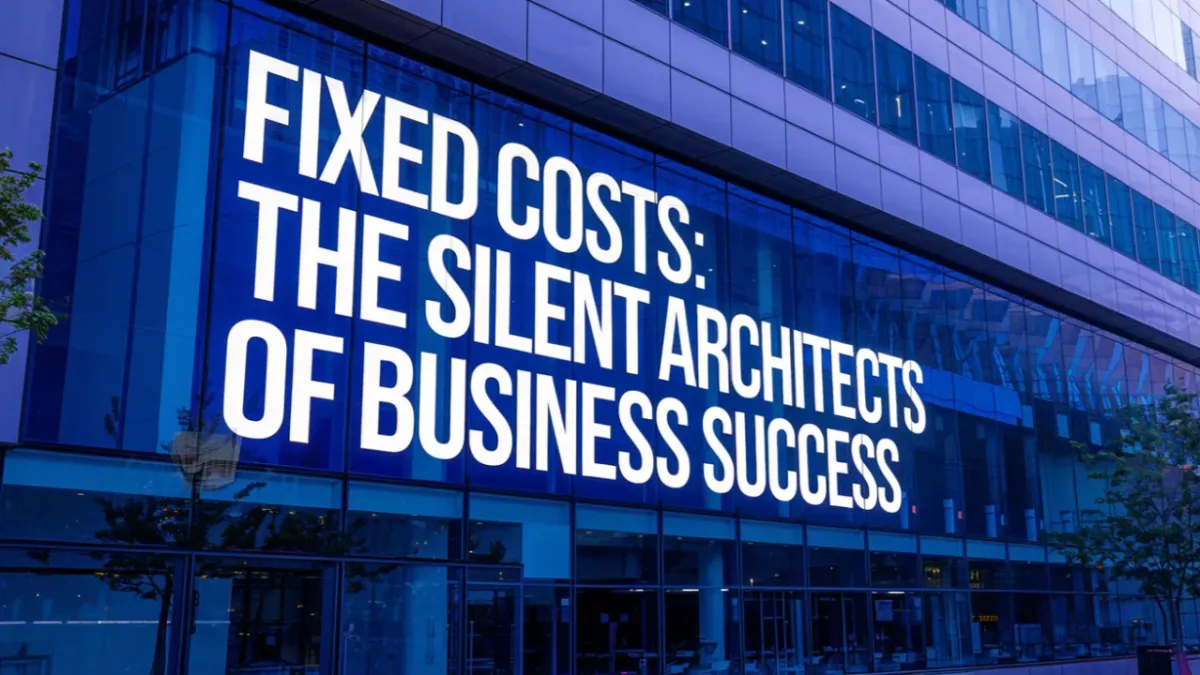 Fixed Costs: The Silent Architects of Business Success