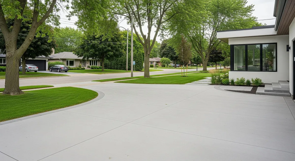 Why Homeowners in Southern Ontario Cities like Kitchener, Waterloo and Cambridge Are Choosing Concrete Driveways in 2025
