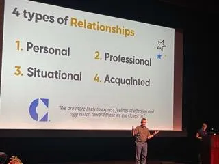 Jeff Makey speaking at the Asheville Business summit