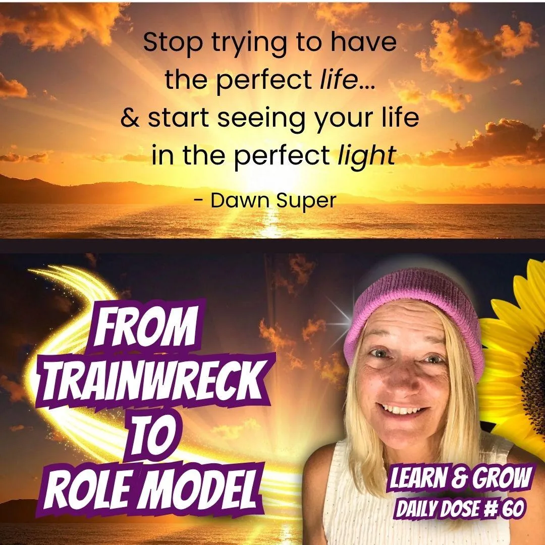 Self-leadership and emotional regulation reminder from Daily Dose of Dawn at dawn about acting from self-worth