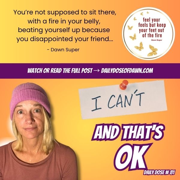 Sometimes You Can’t Do the Thing—and That’s Okay | #86