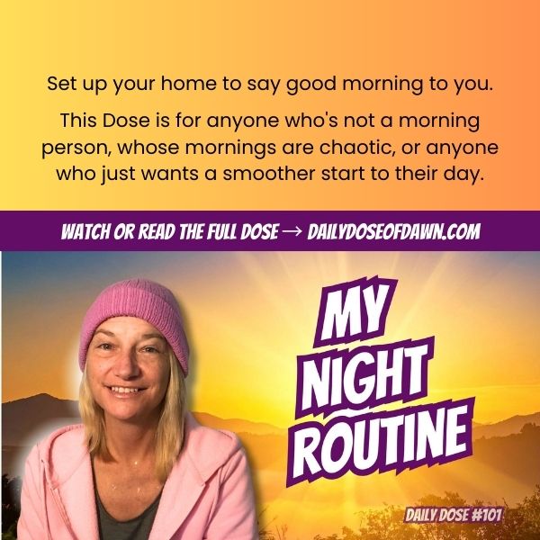 My Night Routine for Easier Mornings (Especially If You’re Not a Morning Person) | #101