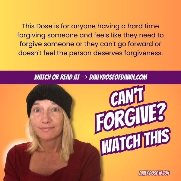 When Forgiveness Feels Impossible (A Way to Let Go) Neurospicy Friendly | #104