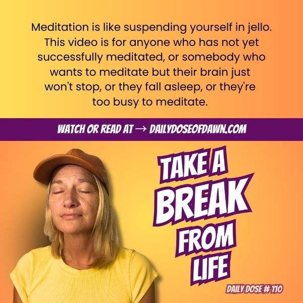 Can’t Meditate? This Is What Meditation Is Actually For | #110