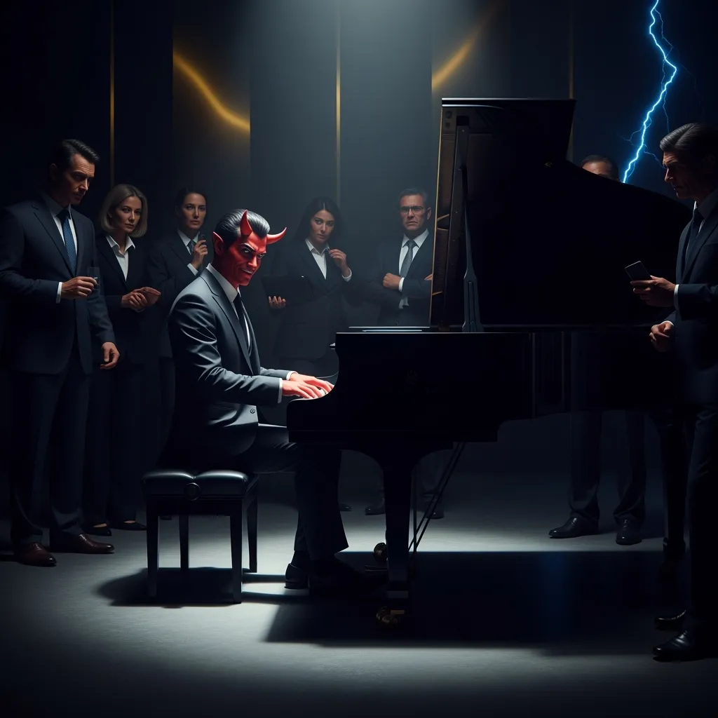 When the devil plays the piano you become invisible