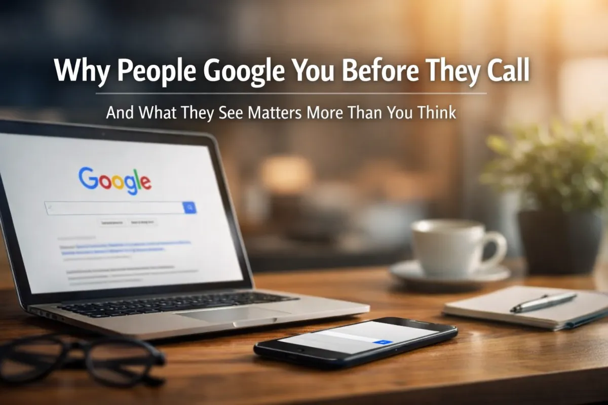 Why People Google You Before They Call