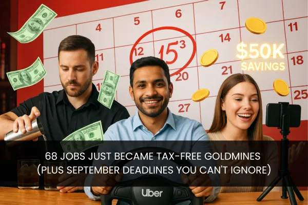 68 Jobs Just Became Tax-Free Goldmines (Plus 2 September Deadlines You Can't Ignore)