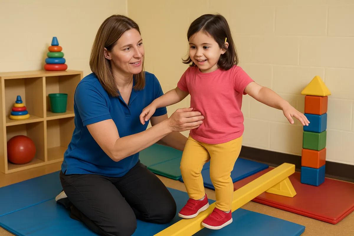 Child with Development Therapist