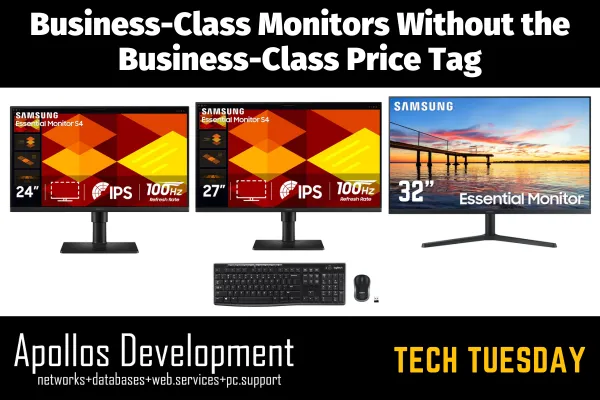 Business-Class Monitors Without the Business-Class Price Tag