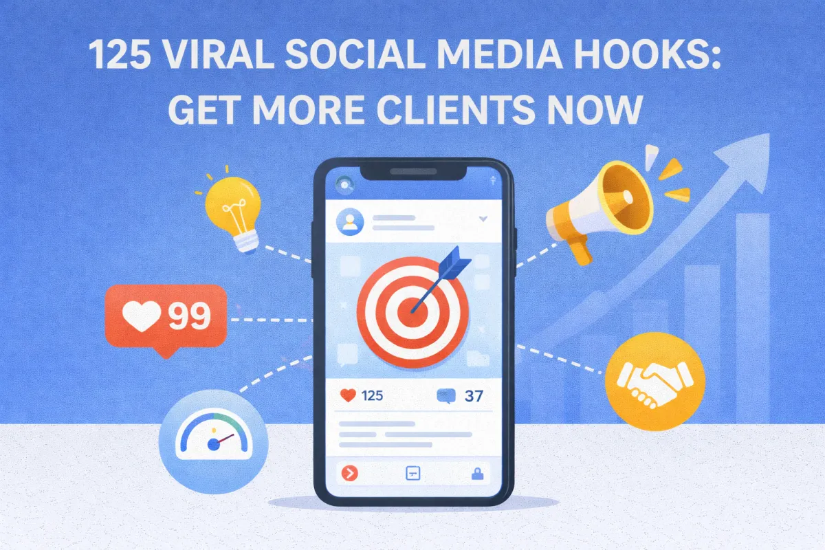 125 Viral Social Media Hooks: Get More Clients Now