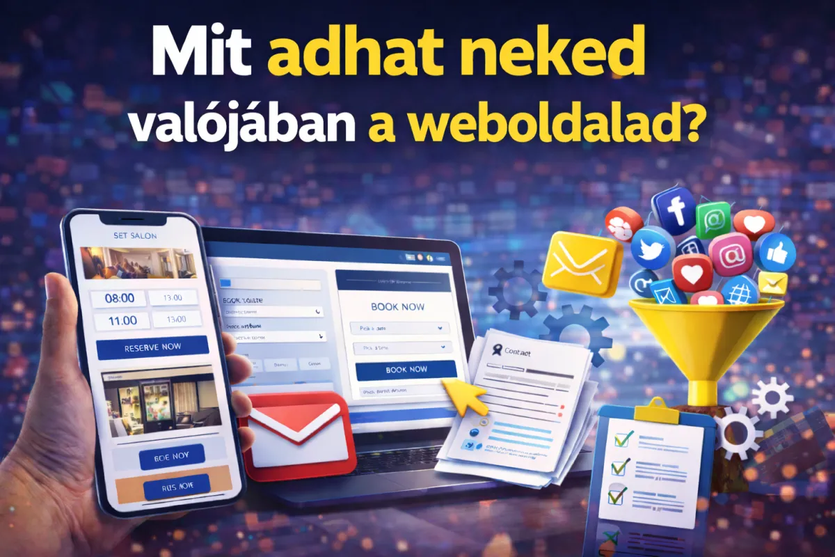 Mit adhat neked a weboldalad?