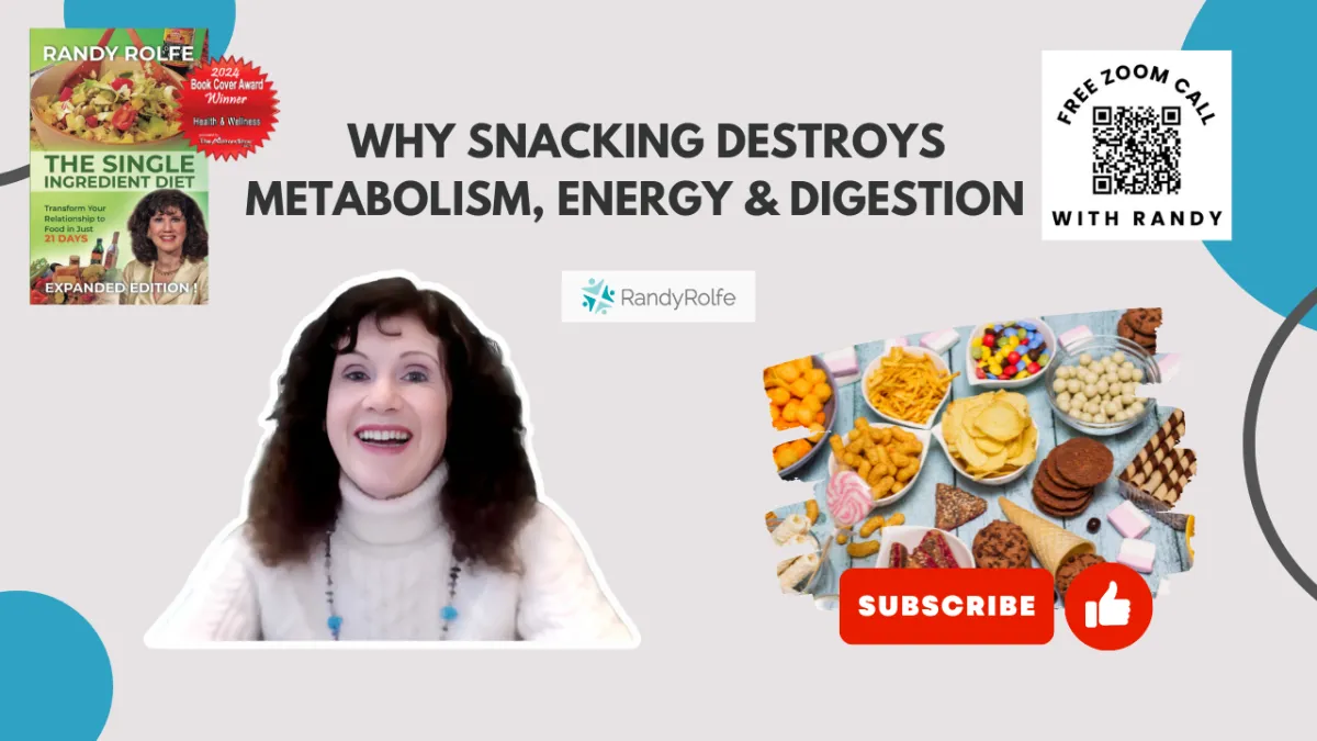 Why Snacking Destroys Metabolism, Energy & Digestion (What to Do Instead)