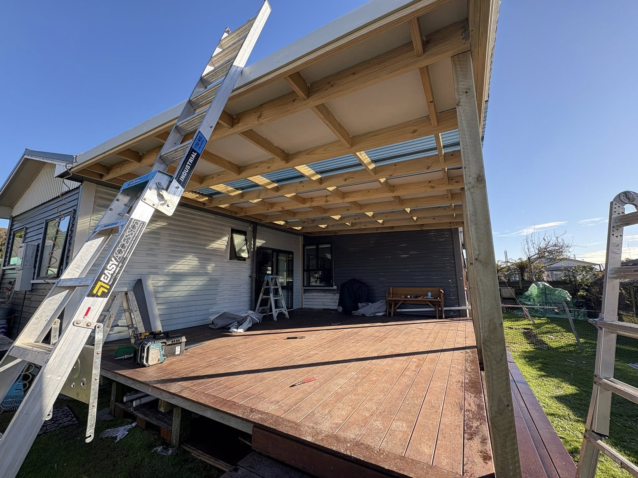Roofing installation and fascia work completed by licensed builder West Coast NZ