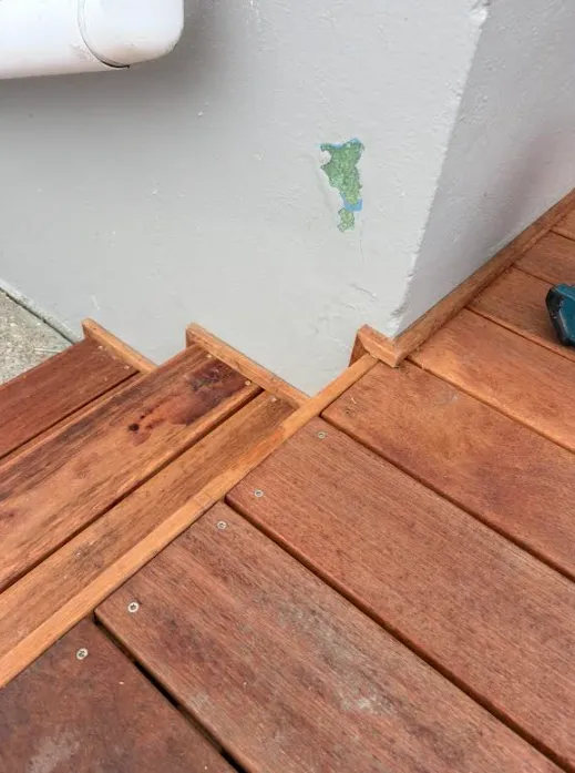 Hardwood deck timber installation by licensed builder West Coast NZ