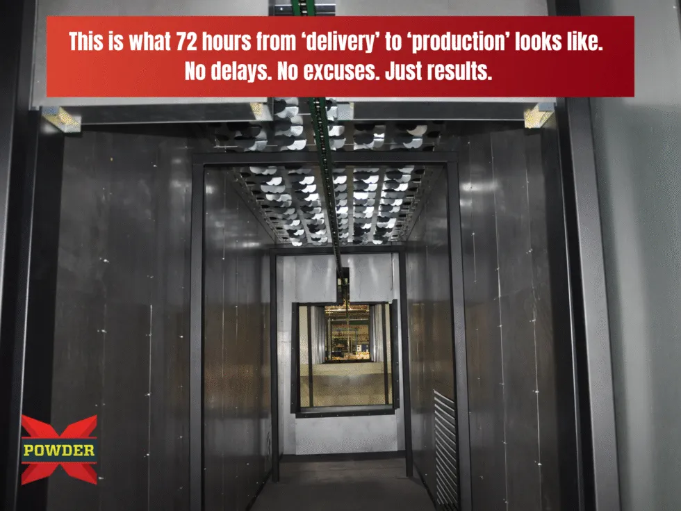 Fastest Powder Coating Equipment Lead Time: Why Powder-X Beats the Industry Standard