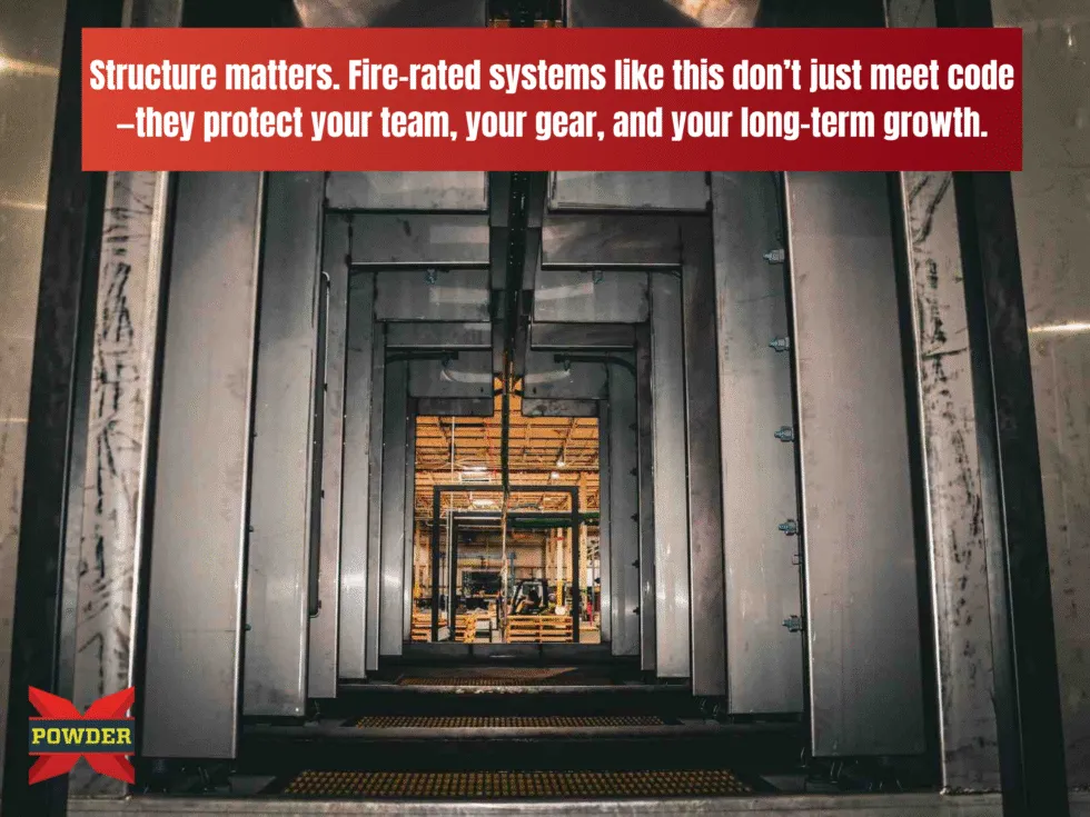 Do I Need a Separate Building or Fire-Rated Space for Powder Coating?