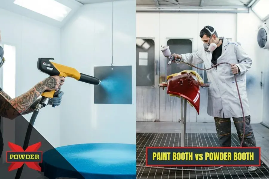 The Differences Between Liquid Paint Booths & Powder Coating Booths