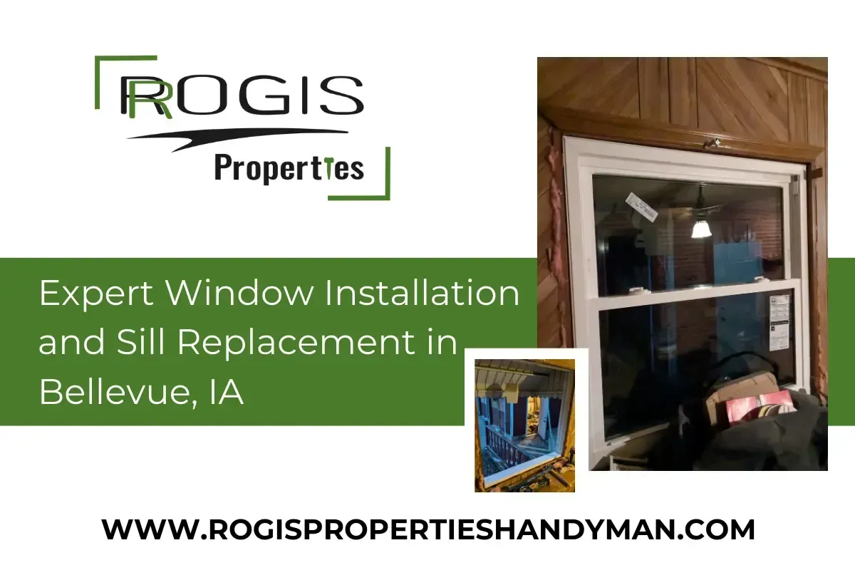 Case Study:  Window Installation and Sill Replacement in Bellevue, IA