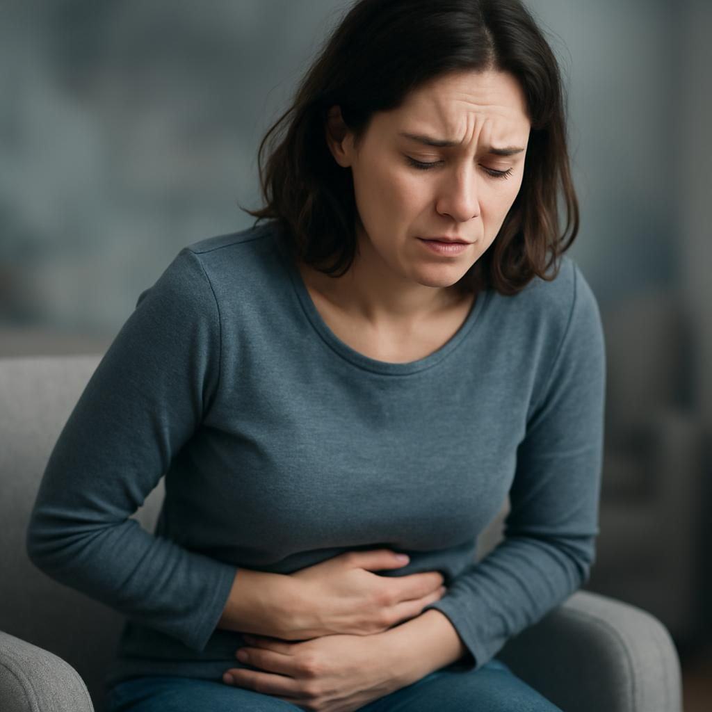 woman experiencing dis-ease