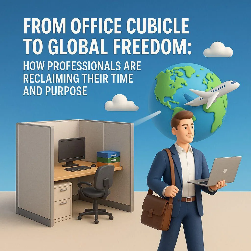 From Office Cubicle to Global Freedom: How Professionals Are Reclaiming Their Time and Purpose