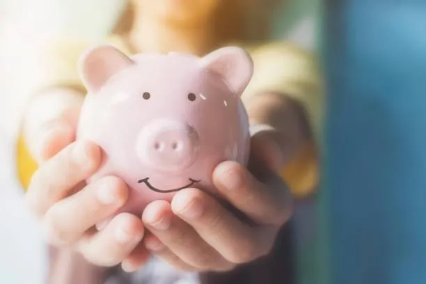 piggy bank showing savings