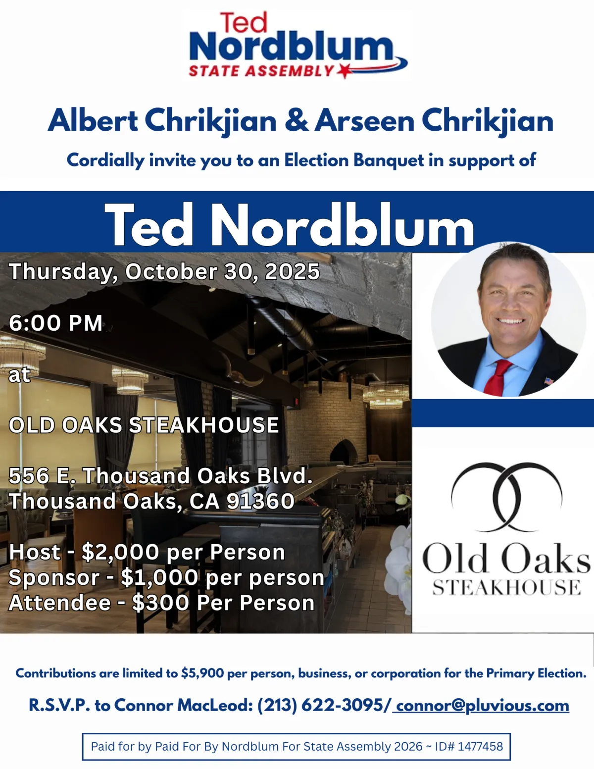 Join Us Thursday Oct. 30
