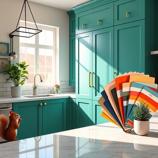 A surrealist cover image for a blog about professional cabinet carpenters in Aubrey, Texas, features an oversized wooden cabinet in the foreground with intricately detailed doors slightly ajar, revealing a whimsical landscape inside. Floating tools, including saws, chisels, and sanders, drift like clouds in a bright blue sky, symbolizing craftsmanship and creativity. Surrounding the cabinet are vibrant wildflowers in bizarre shapes, interspersed with spiraled wood shavings caught in a gentle breeze. A stylized sun casts golden rays, filling the scene with warm hues of amber and earthy greens, highlighting the harmonious blend of craftsmanship and nature.
In the background, a surreal sky swirls with soft pastel colors of peach and lavender, creating a calm atmosphere, while oversized wooden trees resembling rulers and tape measures bend playfully. The ground features diverse textures of polished wood, gritty sawdust, and blooming moss, providing a dynamic foundation. Quirky floating items near the cabinet include a wooden clock with rotating gears and a whimsical signpost pointing to "Creativity" and "Precision." This imaginative scene invites viewers to explore the art and science of cabinet making, reflecting the essence of cabinet carpentry in Aubrey, Texas, in a dreamlike, celebratory manner.