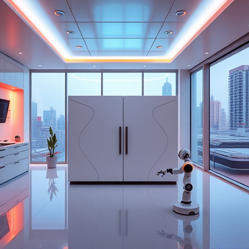 Alt text: A sleek, minimalistic cover image portraying a stylish kitchen scene centered on “Best Cabinet Suppliers in Celina, Texas.” The modern cabinets feature elegant designs in soft whites and warm wood tones, reflecting light and radiating tranquility. A pale blue wall in the background displays delicate abstract shapes inspired by Texas landscapes. Whimsical oversized kitchen utensils, including a giant spoon and fork, lean against the cabinets, adding a playful touch. Minimalist plants like succulents and herbs peek from cabinet spaces, enhancing the atmosphere of freshness. A light gray countertop and an open window allow soft natural light to filter in, creating a calm and inviting mood. Abstract art pieces in earthy tones adorn the background, contributing to the airy, cohesive feel, ideal for attracting readers interested in quality cabinet suppliers.