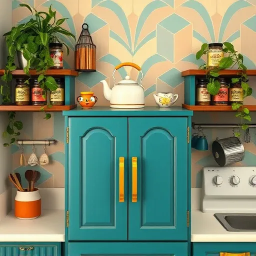Alt Text: A vibrant pop art cover image depicting a beautifully stained wooden cabinet, showcasing rich textures and intricate details. Surrounding the cabinet are colorful paintbrushes, emphasizing creativity and artistry in cabinet restoration. The background features a bright, abstract design with paint splatters and drips in turquoise, sunny yellow, and deep magenta, creating a lively atmosphere. Quirky elements include cartoonish wood grain patterns, exaggerated paint droplets, and stylish painter’s tape. A whimsical, oversized paint can spills vibrant colors down the cabinet, highlighting the transformation of restoration. Hints of a workshop setting with stylized tools like sanders and clamps are included, rendered in exaggerated proportions, matching the pop art style. The dynamic color palette energizes the piece, focusing on the cabinet and tools to tell a narrative of creative craftsmanship. This image encapsulates the spirit of professional cabinet staining and restoration.