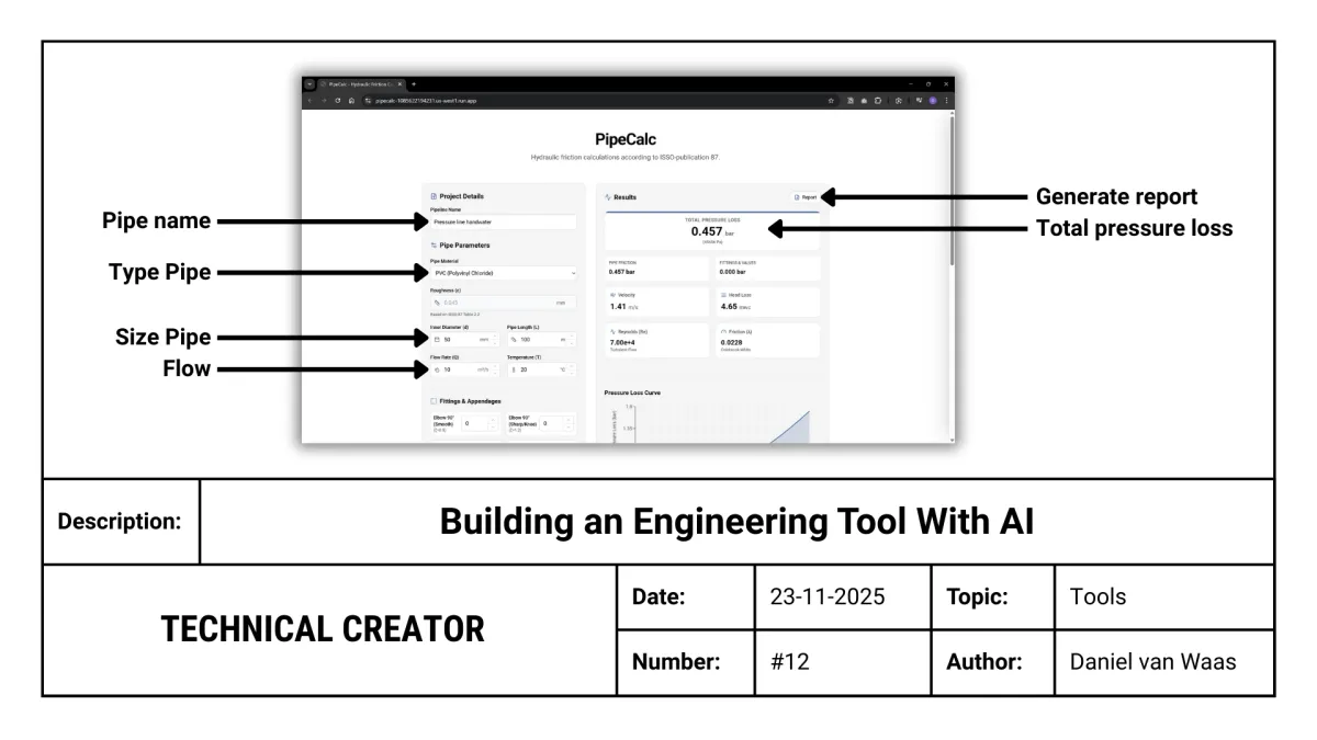 Pipeline Calculator Built With AI